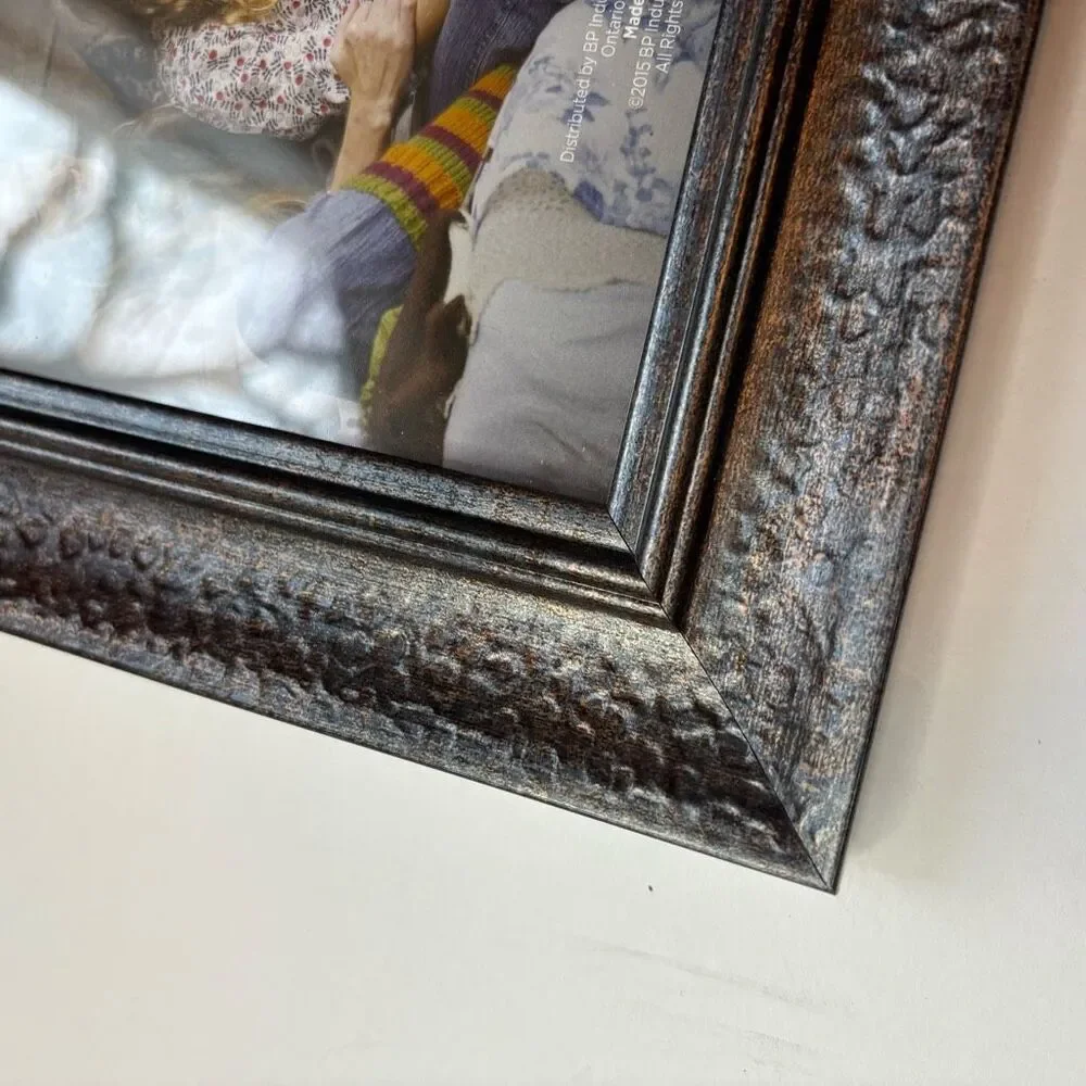 BP Industries 5x7 Brown Textured Picture Photo Frame